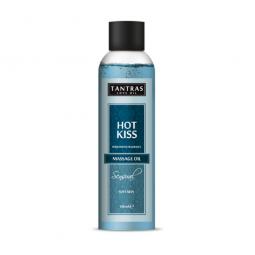 Olio per massaggi tantras love oil hot kiss