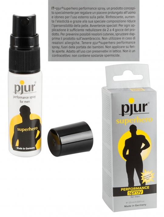 Spray ritardante per uomo pjur superhero contro eiaculazione precoce 30 ml