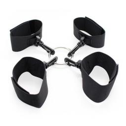 Costrittivo easy arms restraint black cavigliere e manette fetish bondage bdsm set restriant