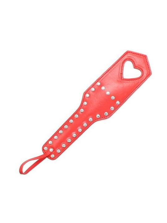 Paletta heart paddle red sculacciatore frusta frustino bondage fetisck spanker rosso