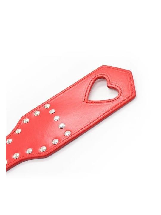 Paletta heart paddle red sculacciatore frusta frustino bondage fetisck spanker rosso