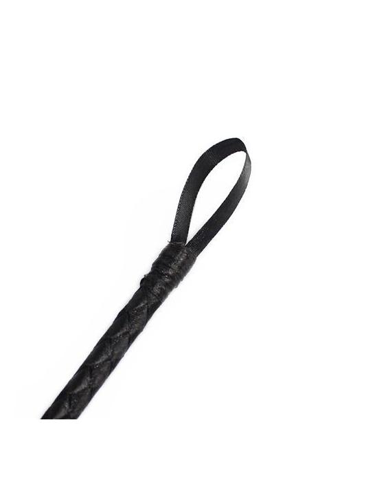 Frustino square spot riding crop black frusta bondage nero fetish whip spanker sculacciatore sexy