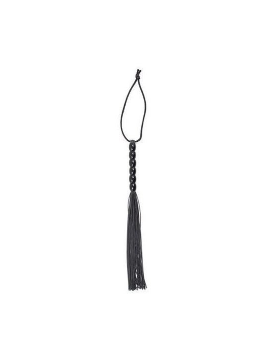 Frusta a frange several flogger black mini frustino nero bondage fetish sculacciatore