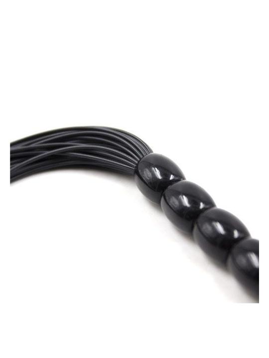 Frusta a frange several flogger black mini frustino nero bondage fetish sculacciatore