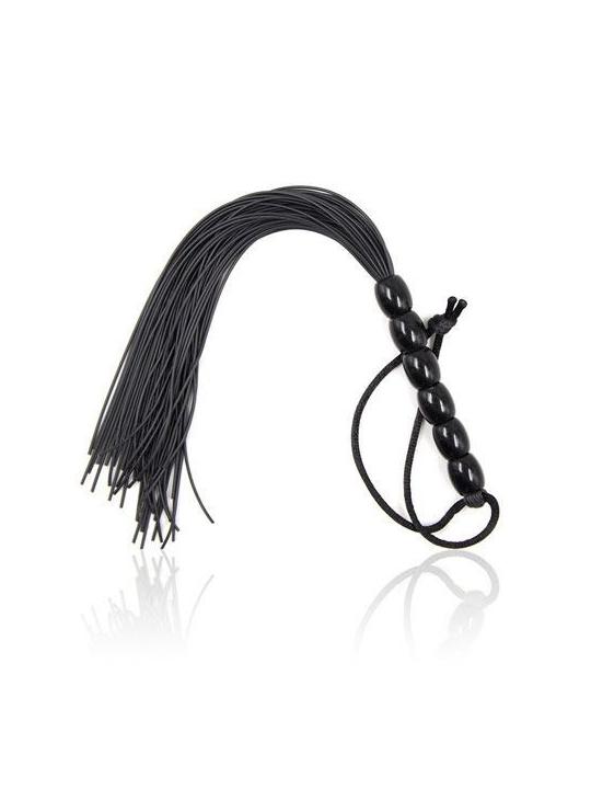 Frusta a frange several flogger black mini frustino nero bondage fetish sculacciatore