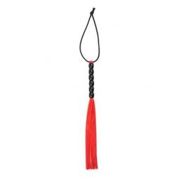 Frusta a frange several flogger red mini frustino rosso bondage fetish sculacciatore