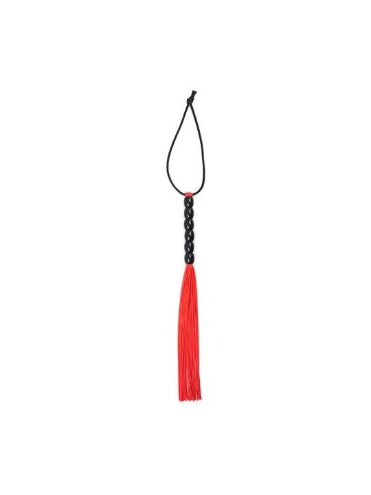 Frusta a frange several flogger red mini frustino rosso bondage fetish sculacciatore