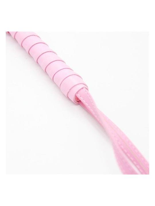 Frusta a frange squash whip pink frustino bondage fetish sexy sadomaso set rosa