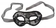 Maschera per notte da donna sexy nera veneziana gothic black