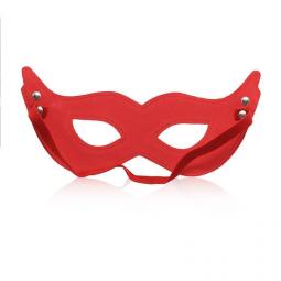 Mistery mask red mschera fetish bondage per uomo e donna in pelle sintetica sexy