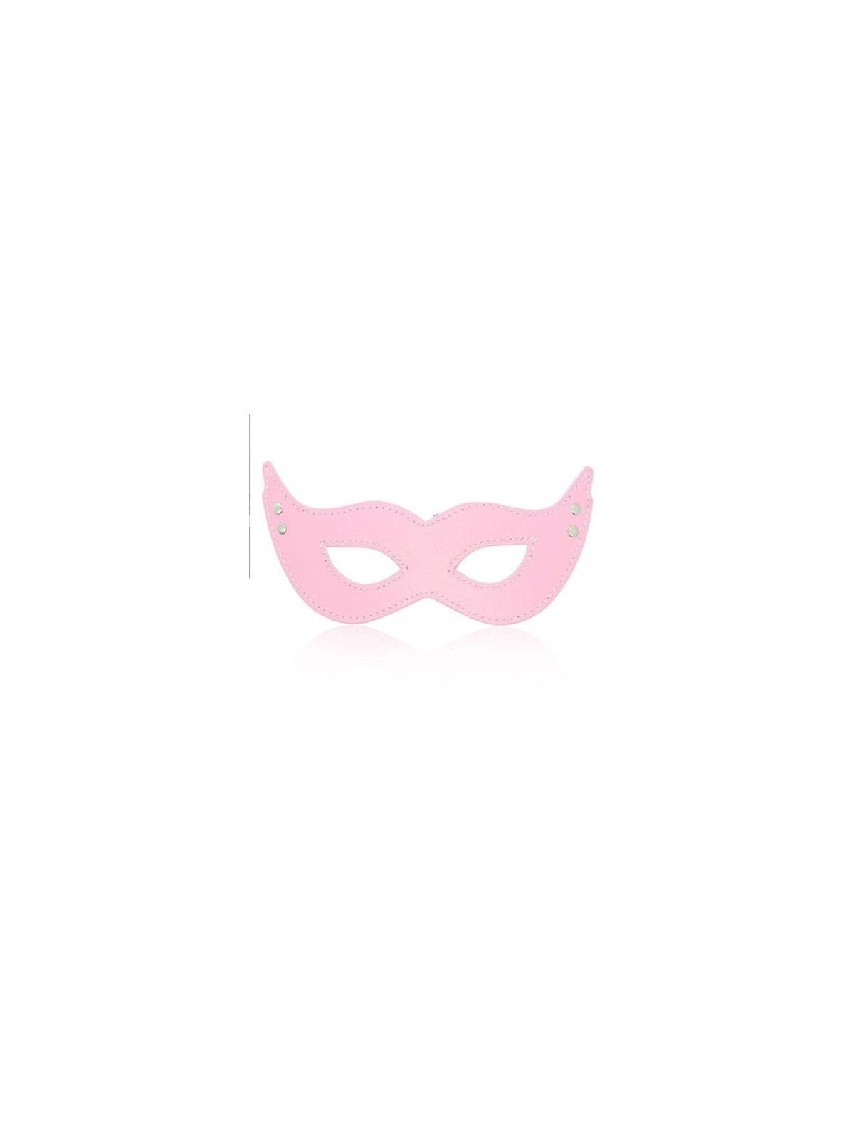 Mistery mask pink maschera rosa bondage fetish sexy bane neutra per uomo e donna