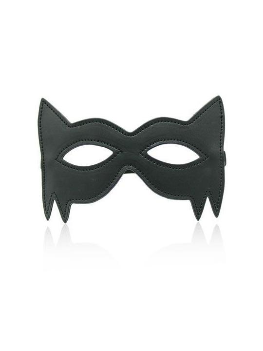 Spikes mask black ragno maschera sexy nera eco pelle bondage fetish per uomo e donna