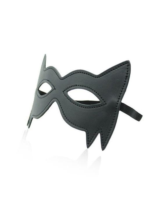 Spikes mask black ragno maschera sexy nera eco pelle bondage fetish per uomo e donna