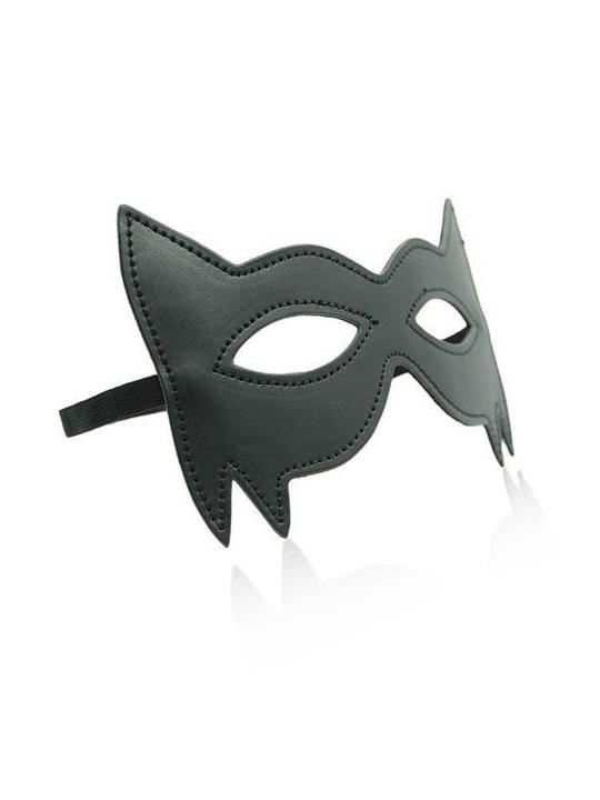 Spikes mask black ragno maschera sexy nera eco pelle bondage fetish per uomo e donna