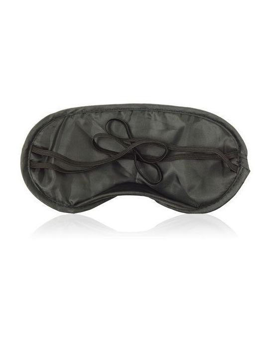 Blind soft mask black maschera nero bondage fetish da notte per dormire sexy per uomo e donna