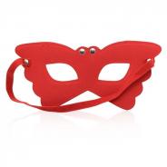 Butterfly mask red maschera indossabile bondage fetish sexy per uomo e donna 