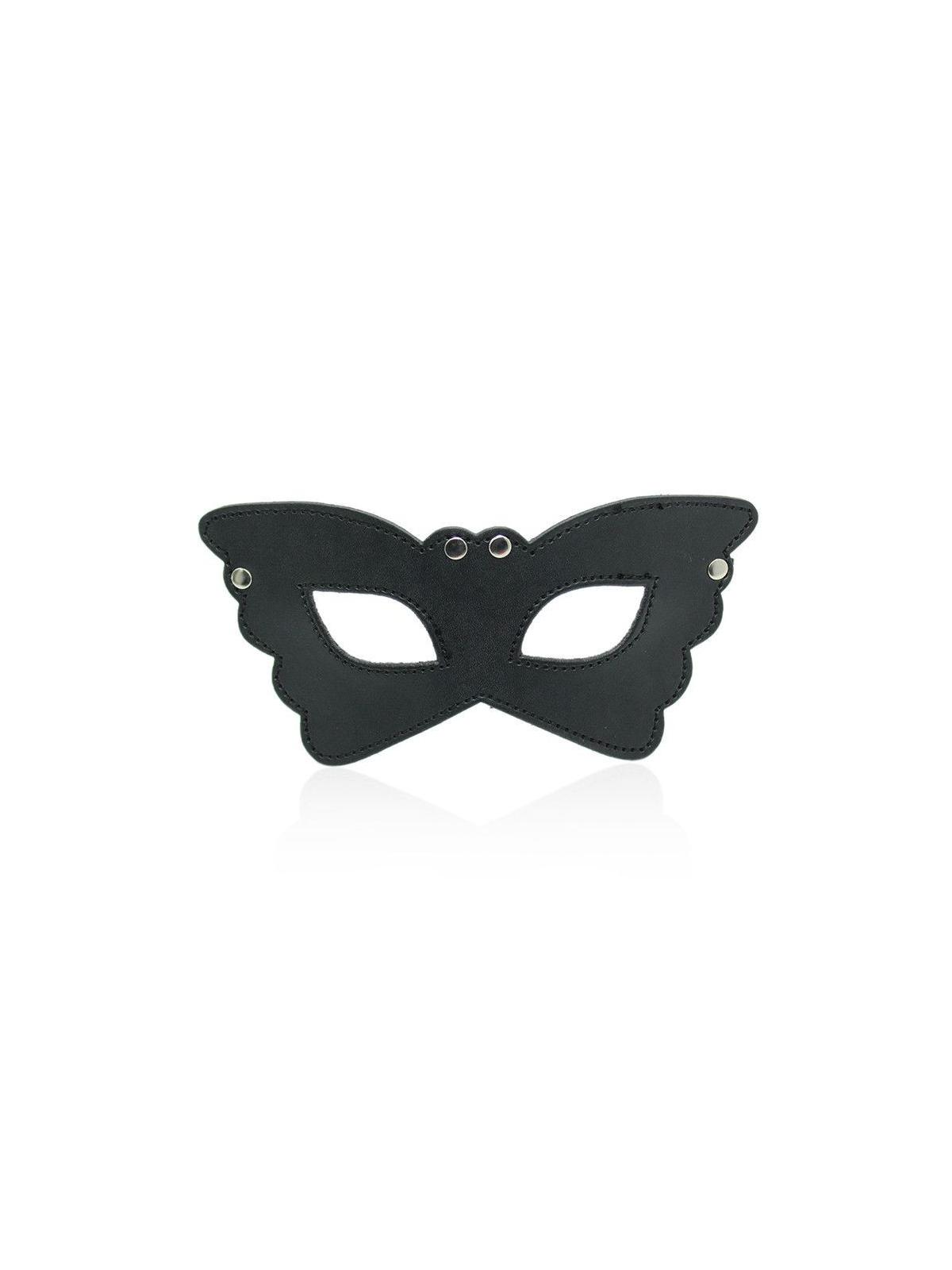 Butterfly mask black maschera indossabile bondage fetish sexy per uomo e donna