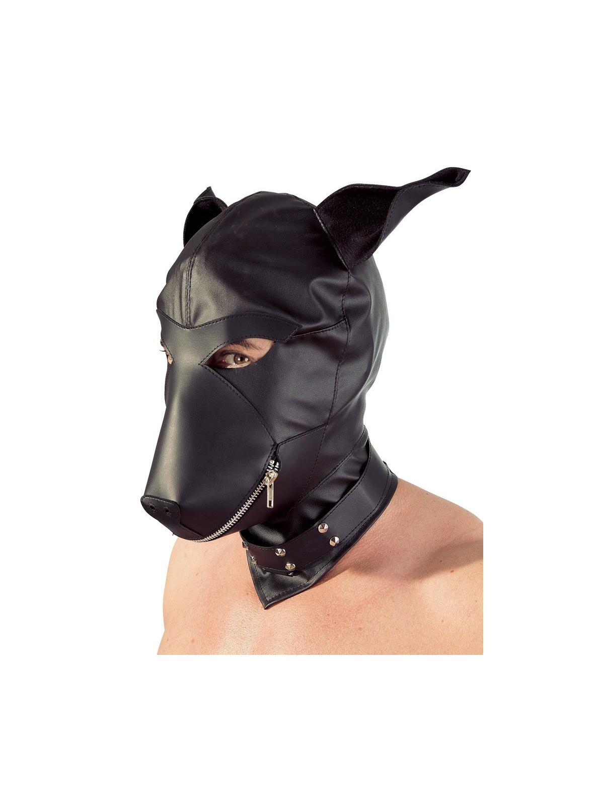 Maschera bondage fettish per uomo e donna integrale mask nero