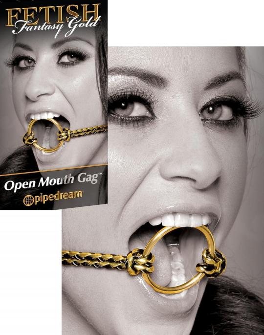 Morso bondage fetish fantasy harness mistress kit set gag ring sex toys gold