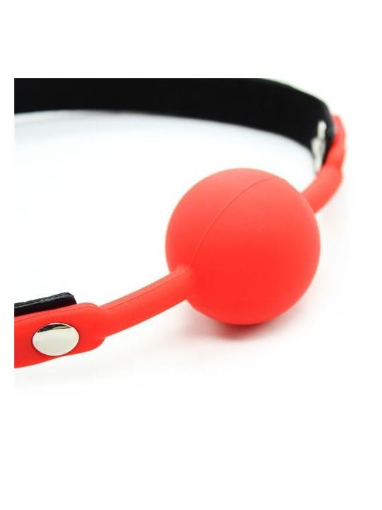 Ball gag ball block rosso morso in silicone red bondage fetish 