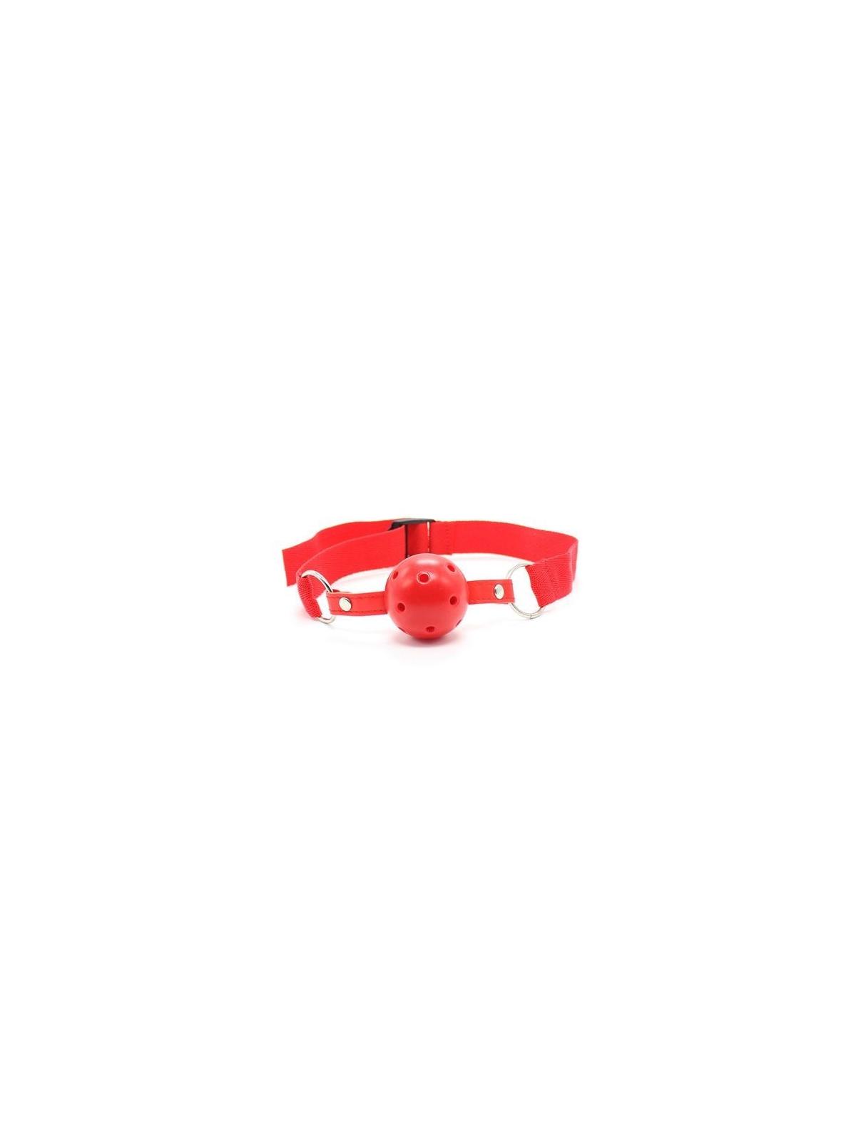 Easy breathable ball gag rosso costrittivo fetish bondage red