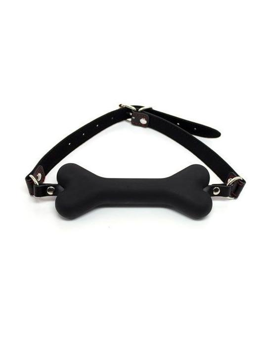 Easy dog gag nero morso ball costrittivo bondage fetish sex toys black