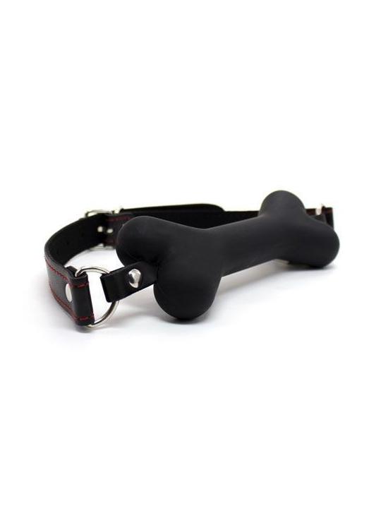 Easy dog gag nero morso ball costrittivo bondage fetish sex toys black