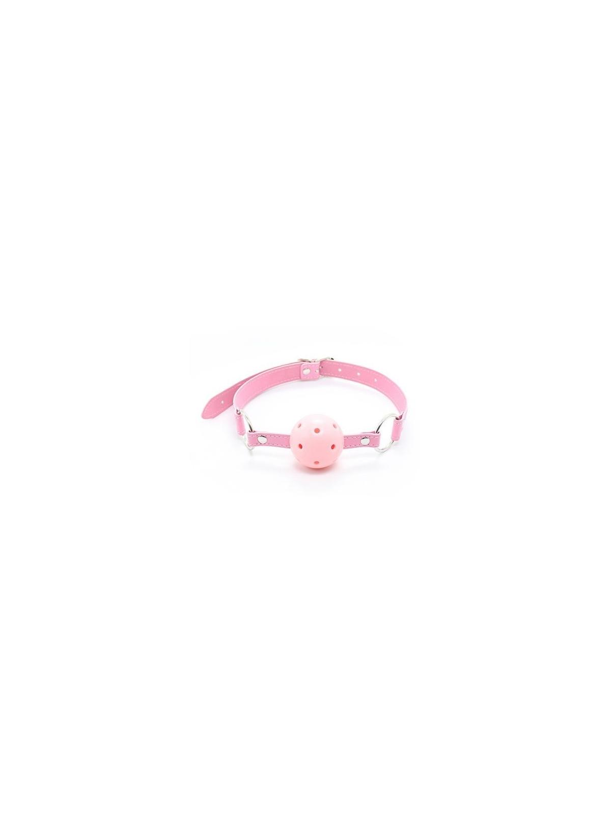 Breathable ball gag rosa traspirante morso pink bondage fetish costrittivo