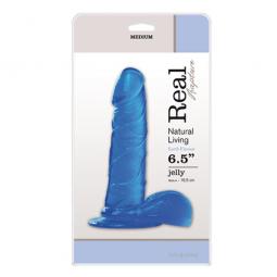 Fallo dildo Jelly Blue rapture real 6.5