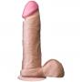 Fallo ultra realistico dildo the realistic cock 6 white flesh