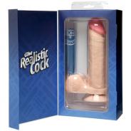 Fallo ultra realistico dildo the realistic cock 6 white flesh