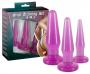 Kit 3 plug Anali Training Set purple anal