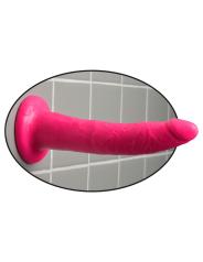 Fallo dildo con ventosa anale vaginale realistico dillio 7 slim pink