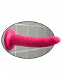 Fallo dildo con ventosa anale vaginale realistico dillio 7 slim pink