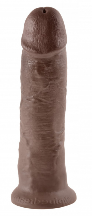 Fallo maxi big king cock dildo grande realistico vaginale con ventosa 10 brown