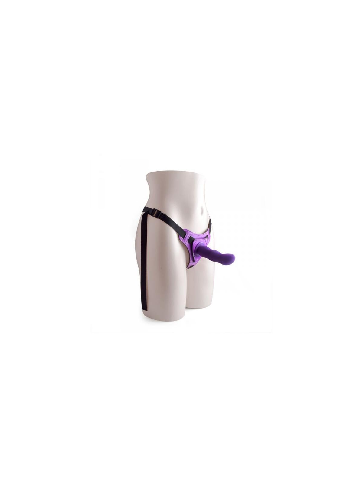 Fallo indossabile strap on anale vaginale Cintura regolabile strap-on purple