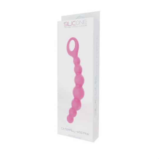 Fallo anale anal Dildo ass silicone caterpillar Pink