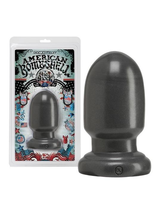 Plug Anale Grande small gun metal American Bombshel