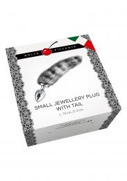 Plug anale con coda JEWELLERY SMALL SILVER