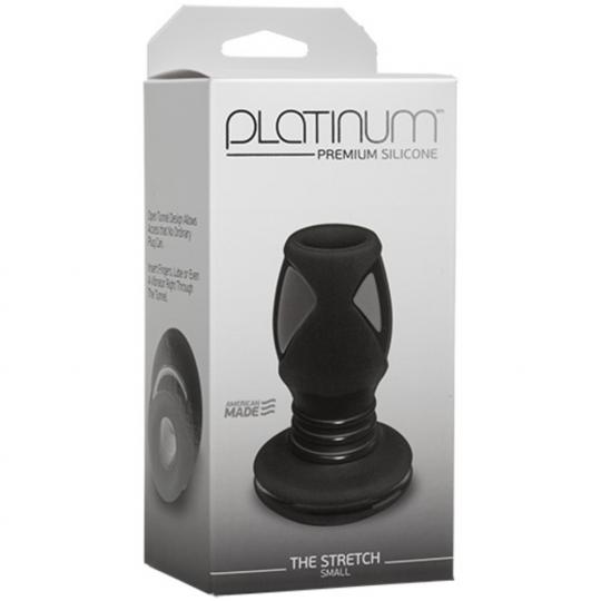 Plug anale platinum the stretch small black - premium silicone