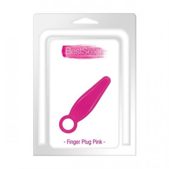 Plug anale finger plug Pink fallo da dito