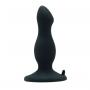 Plug anale fallo con ventosa dildo nero butt plug black