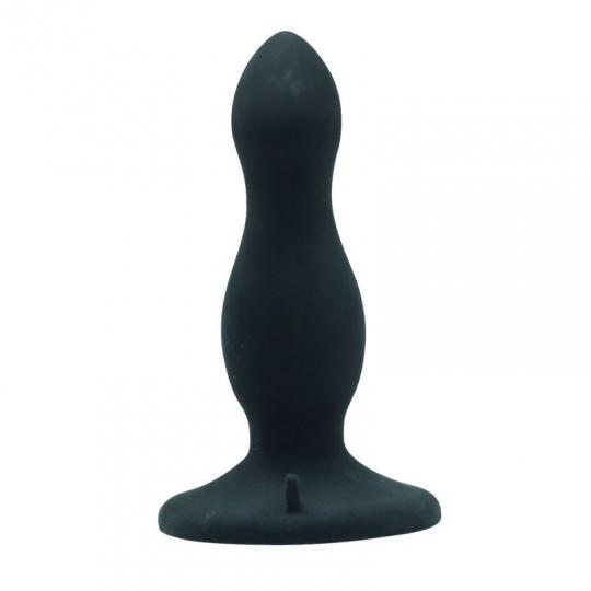 Plug anale fallo con ventosa dildo nero butt plug black