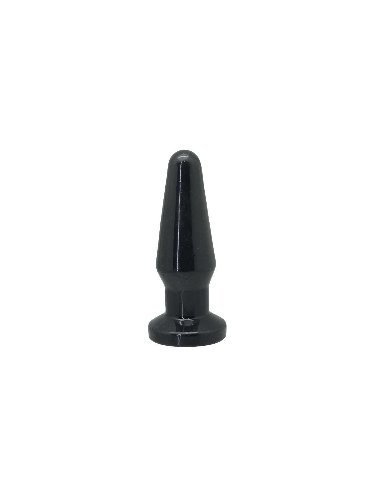 plug anale medium butt dildo fallo anale con pietra nero