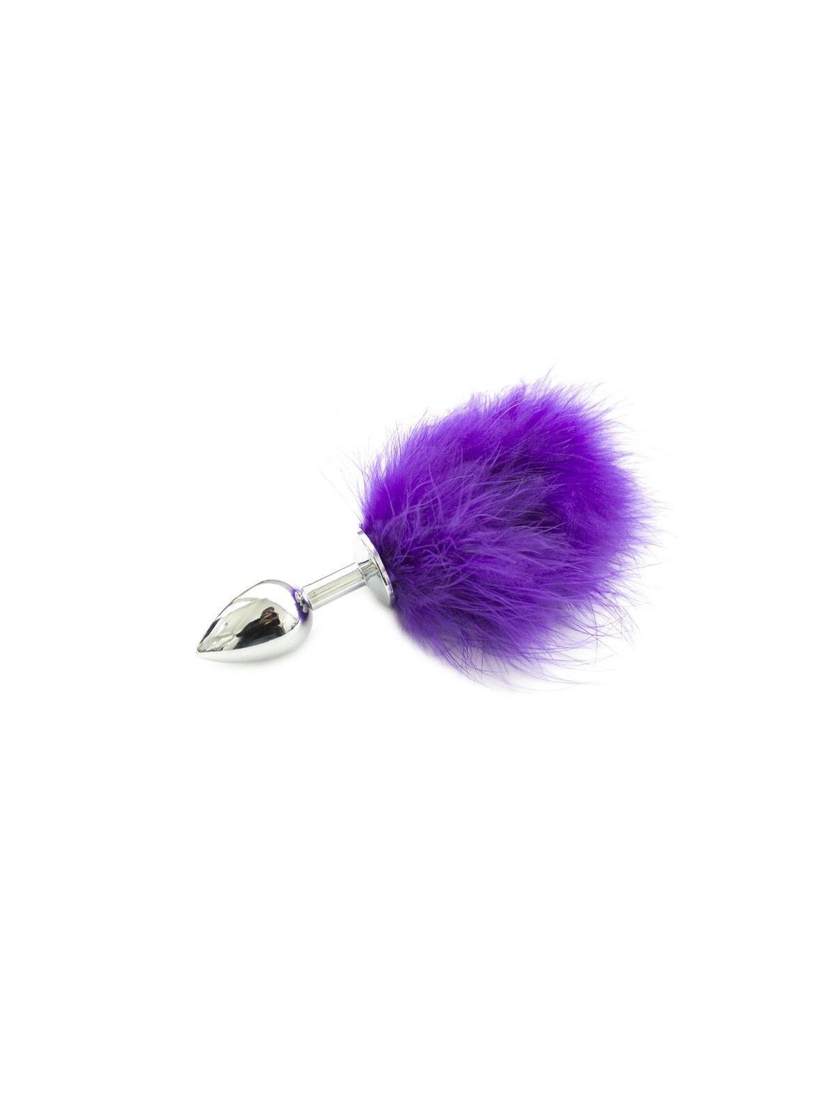 Plug anale pon tail anal plug purple