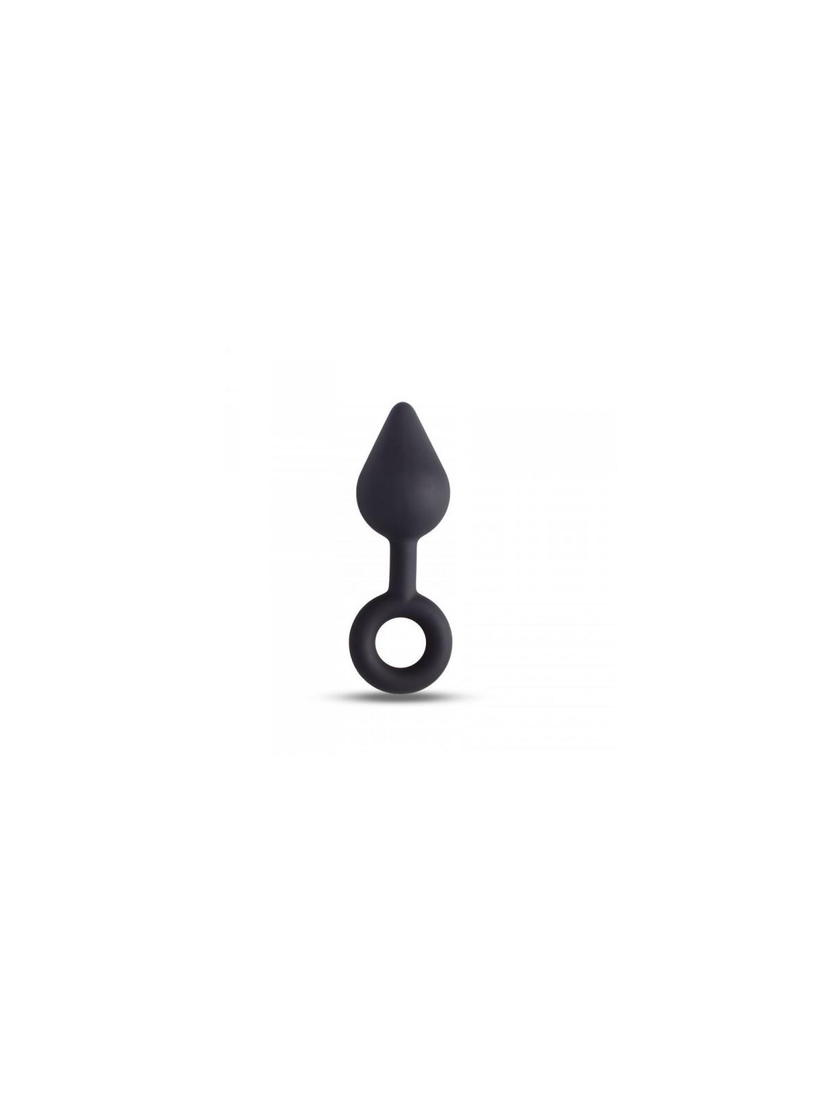 Plug anale but dildo black nero con anello sex toys massaggiatore anal