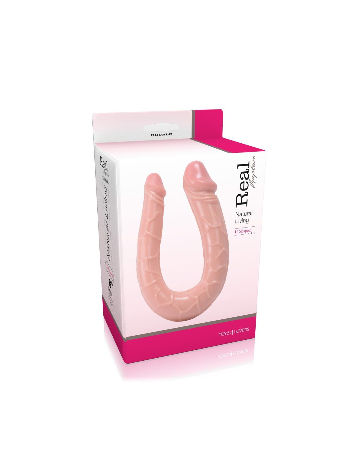 Fallo realistico doppio Double dildo real rapture u-shaped