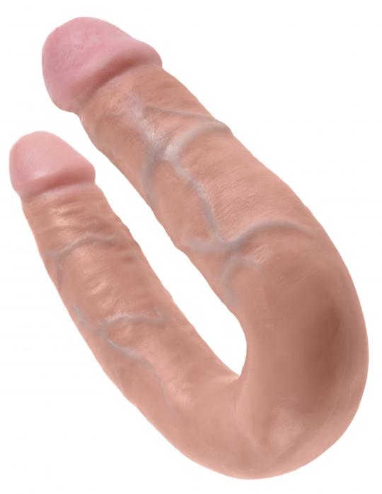 Fallo doppio vaginale anale dildo realistico king cock flesh shaped medium flesh