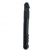 Fallo vaginale realistico nero dildo doppio per donna e coppia the black cock