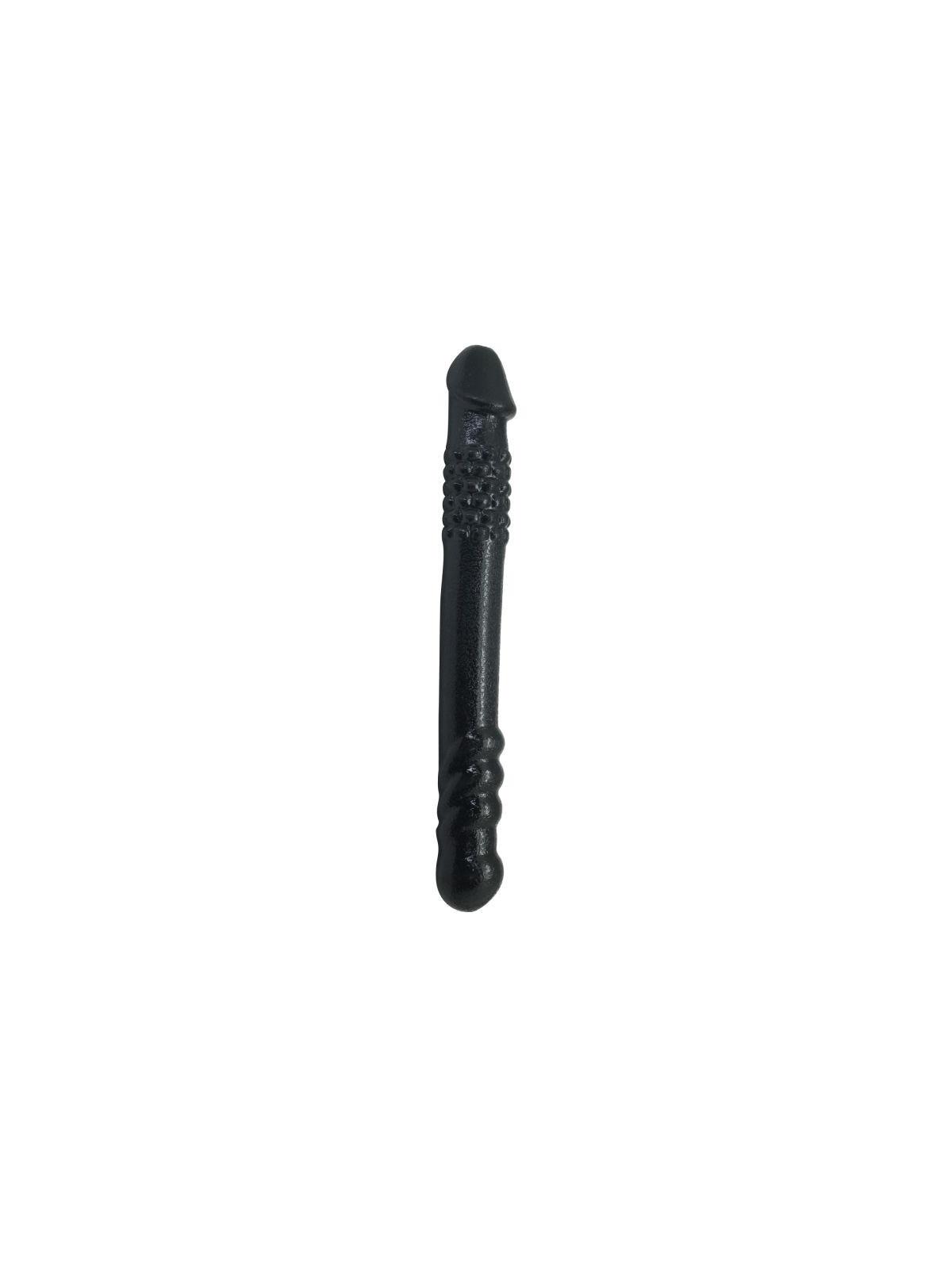 Fallo vaginale realistico nero dildo doppio per donna e coppia the black cock